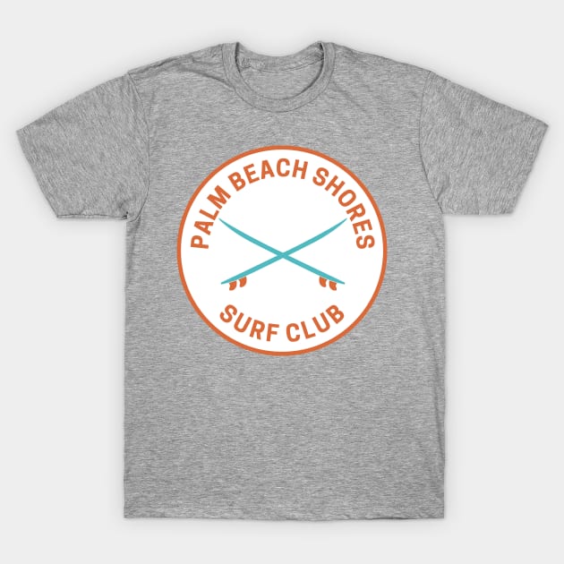 Vintage Palm Beach Florida Surf Club T-Shirt by fearcity